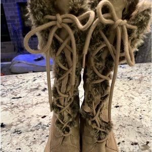 Furry boots (sold)